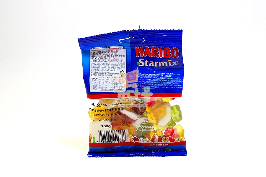 2000 삼경 하리보 스타믹스 100g (1박스 26개) (가격인상)