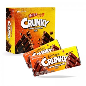 1600 롯데 크런키 초콜릿 34g *12개입 (가격인상) 빼빼로데이행사