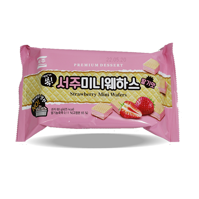 1200 서주 미니 웨하스 딸기맛 70g (1박스 20개)