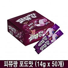 200 피쮸짱 포도맛 14g *50개 (개별 바코드 없음) (가격인상)