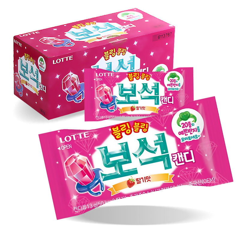 800 롯데 보석캔디 13g*18개입 (가격인상)