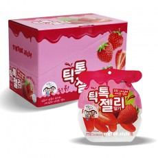 (행사) 3000 틱톡 젤리 딸기 160g *8개