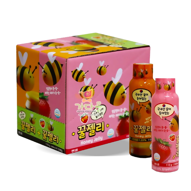 2000 꿀젤리 110g*12개입 (오리지널 6개, 딸기맛 6개)