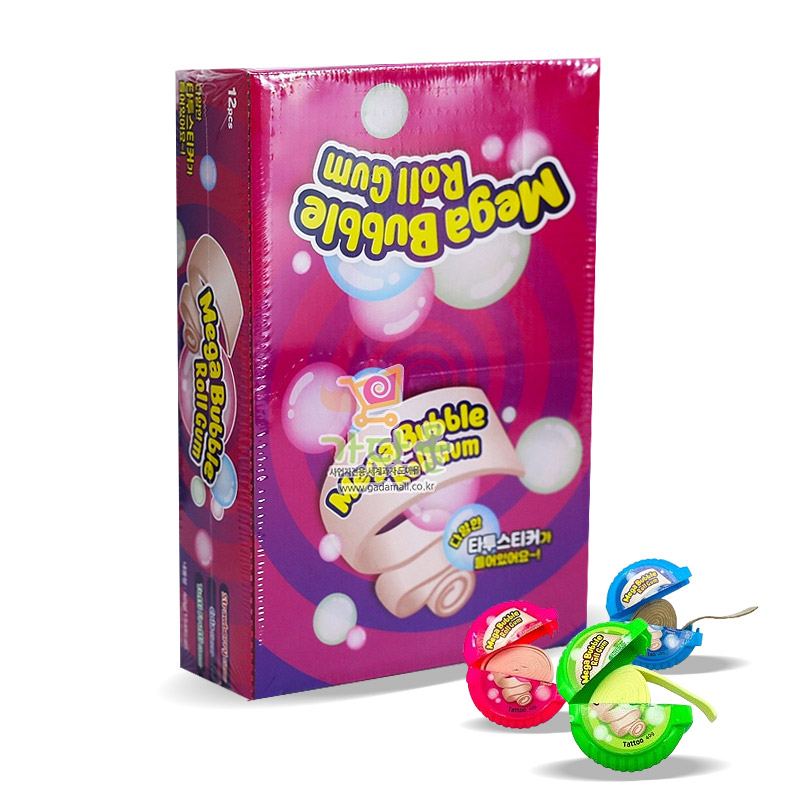 2500 메가버블롤껌  40g*12개