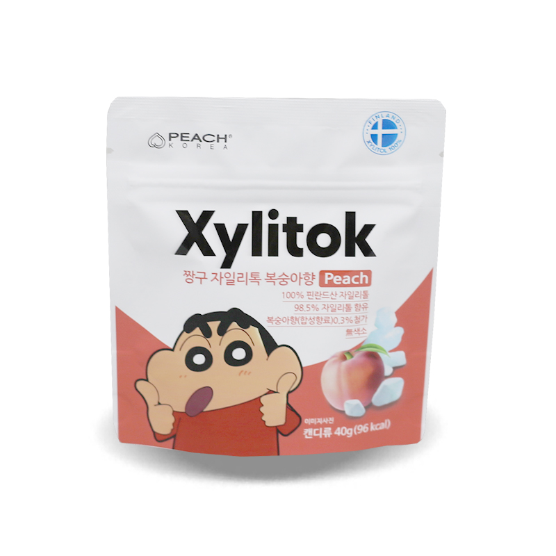 1000 짱구 자일리톡 복숭아향 40g *8개 피치코리아