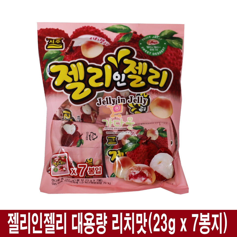 3500 젤리인젤리 대용량 리치맛  23g *7봉