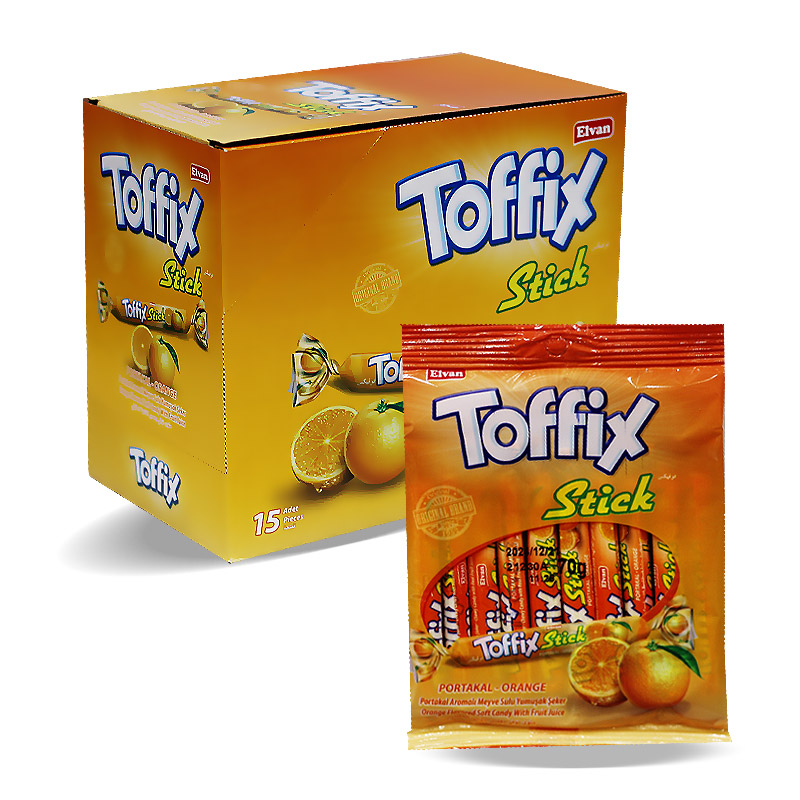 500 토픽스 스틱 오렌지맛 70g *15개