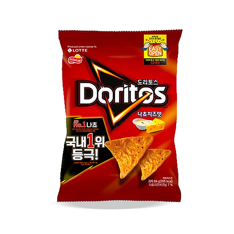 2000 롯데 도리토스 나쵸치즈맛 84g (1박스 12개)
