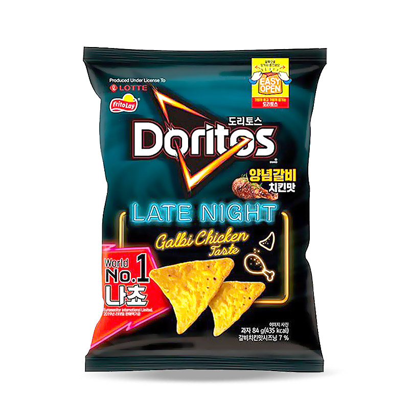 2000 롯데  도리토스 양념갈비치킨맛 84g (1박스 16개)