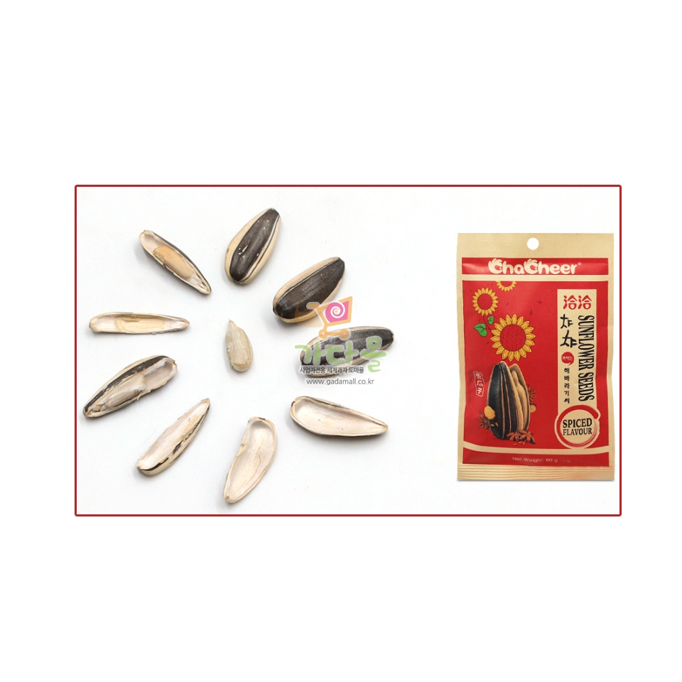 1200 포포리너 챠챠 해바라기씨(오향) 60g (1박스 48개)