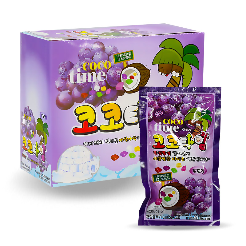 600 코코타임 포도맛 80ml *15봉