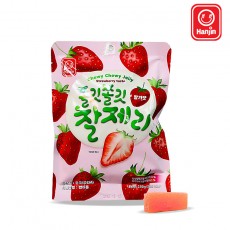 1200  한진 쫄깃쫄깃 찰제리 딸기맛 150g (1박스 30개)