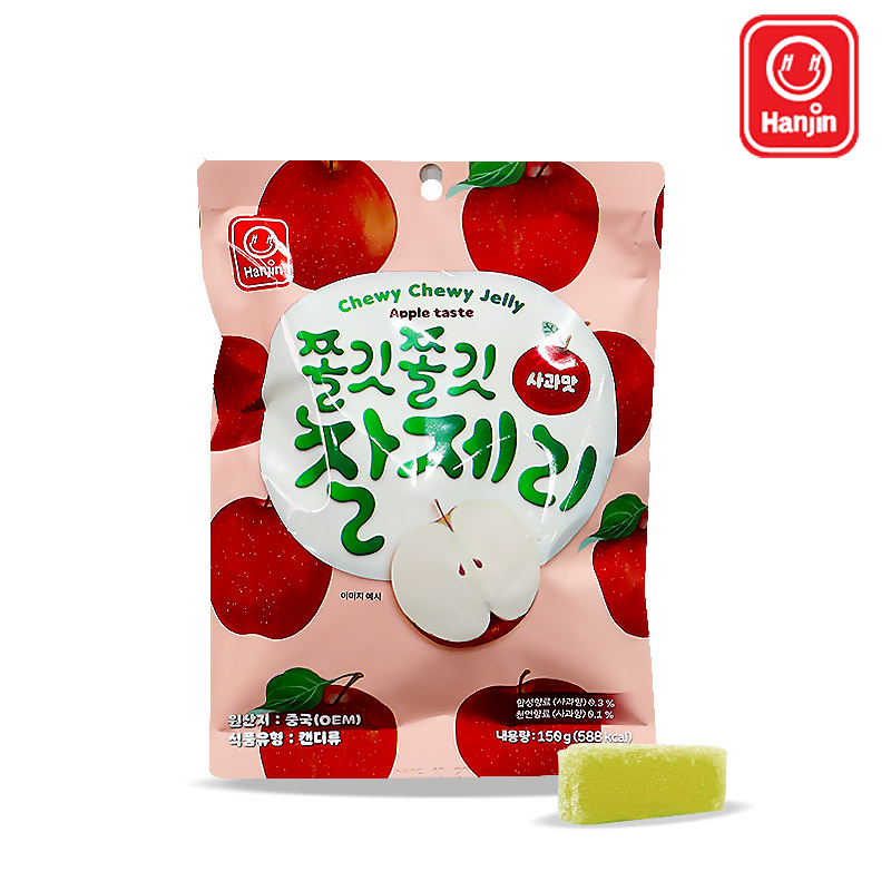 1200 한진 쫄깃쫄깃 찰제리 사과맛 150g (1박스 30개)