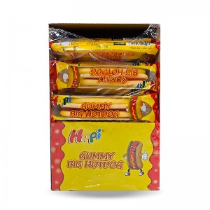 300 투데이 빅핫도그 모양젤리 28g *24개 (행사)