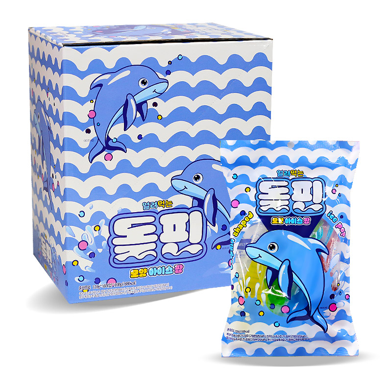 (행사) 1000 돌핀 모양 아이스팝 120g *10개입(편의점 입점상품)