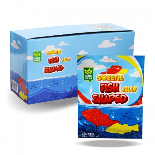 (행사) 2000 피쉬 모양젤리 60g*20개