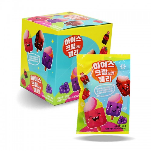 1000 칸쵸 아이스크림모양 젤리 27g*12개