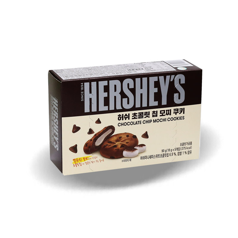 (행사) 1500 허쉬 초코릿 칩 모찌 쿠키 90g*18개