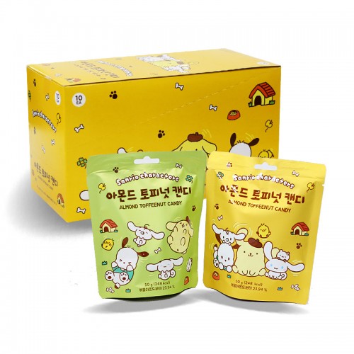 1000 산리오캐릭터즈 토피넛 캔디 50g*10개