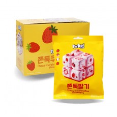 2500 쫀득쿠키 딸기맛 80g *12개