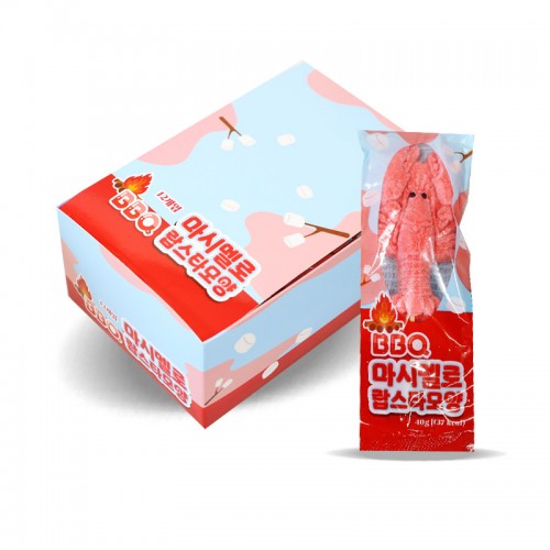 1500 bbq 랍스터모양 마시멜로 40g *12개