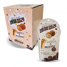 1000 브라운 슈가 밀크티향 버블젤리 45g*12개(편의점 입점)