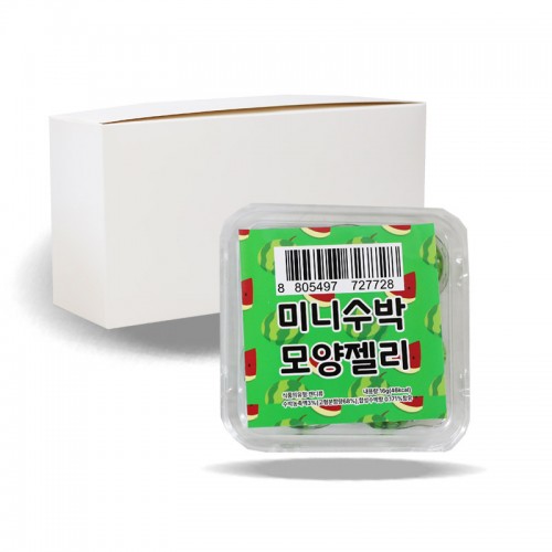 500 미니수박 모양 젤리 16g*18개