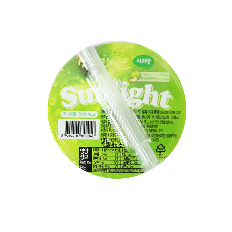 800 썬라이트 사과 180ml*24개