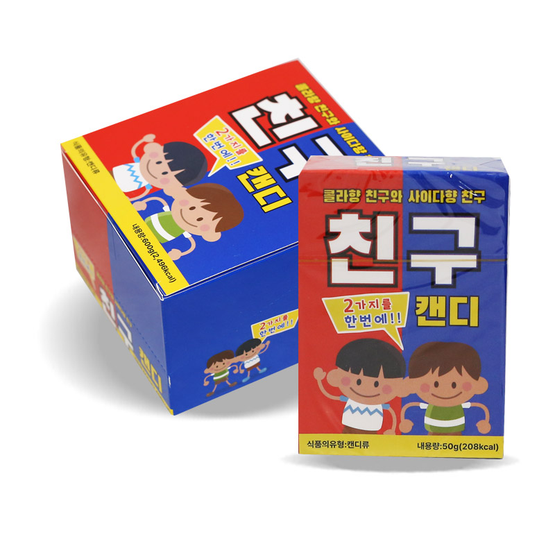 1000 데일리컴퍼니 친구캔디 50g *12개입