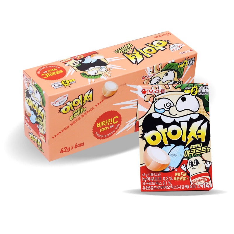 1500 오리온 아이셔 야구르트맛 젤리 42g *6개