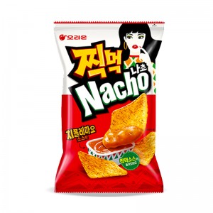 4000 오리온 찍먹 나쵸 치폴레마요 소스맛 128g