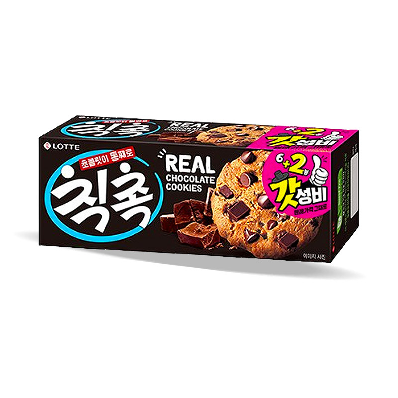 3000 롯데 칙촉 오리지널 6+2입 120g (1박스 15개)