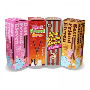 300 해피타임 베프일레븐 빼빼로 (칼라) 10g*25개 (색상랜덤) 할로윈데이