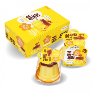 2500 유앤아이 꽃모양 푸딩 카라멜 향 130g*6개