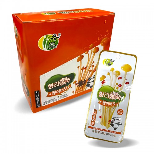 500 오렌지 향라범벅 팽이버섯 사천향라맛 20g*20개입
