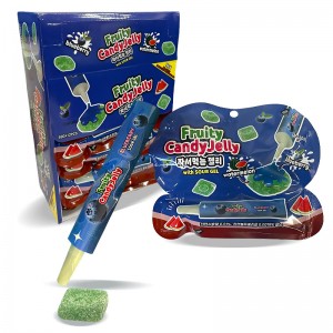 2000 후르츠 캔디젤리 짜서먹는 젤리(블루베리+수박) 65g*12개