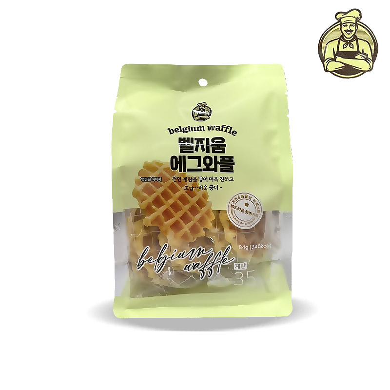 1000 목화 벨지움 에그와플 84g *10봉 (1박스 24개) 천원빵