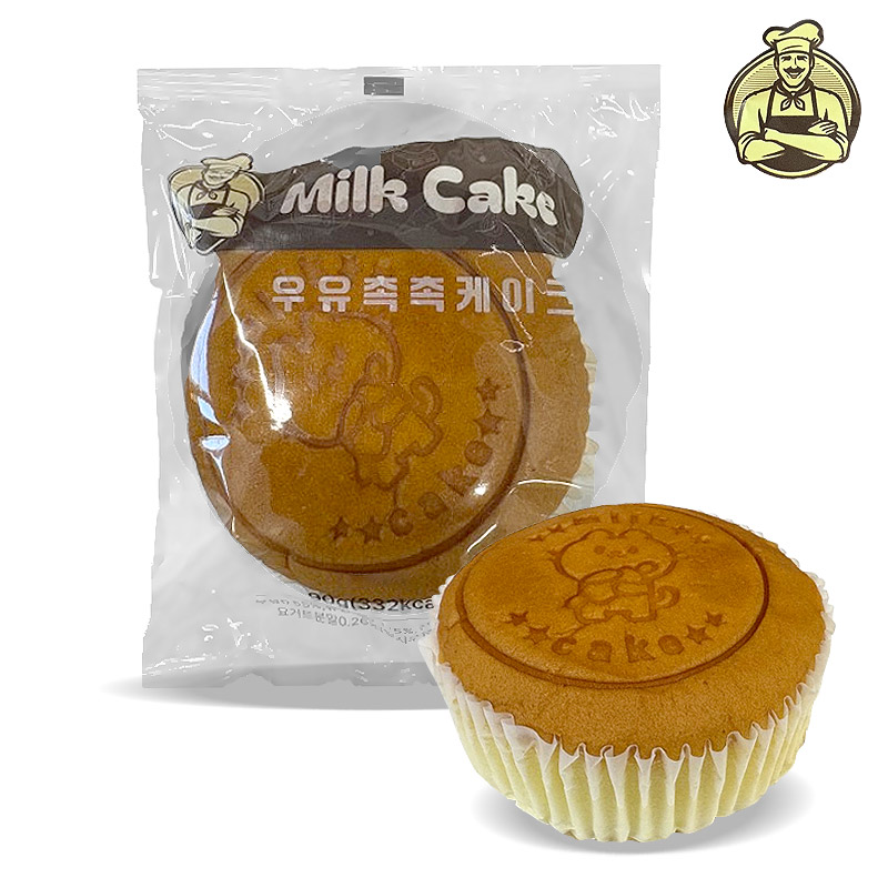 1000 목화 우유촉촉 케이크 90g *10봉 (1박스 30개) 천원빵