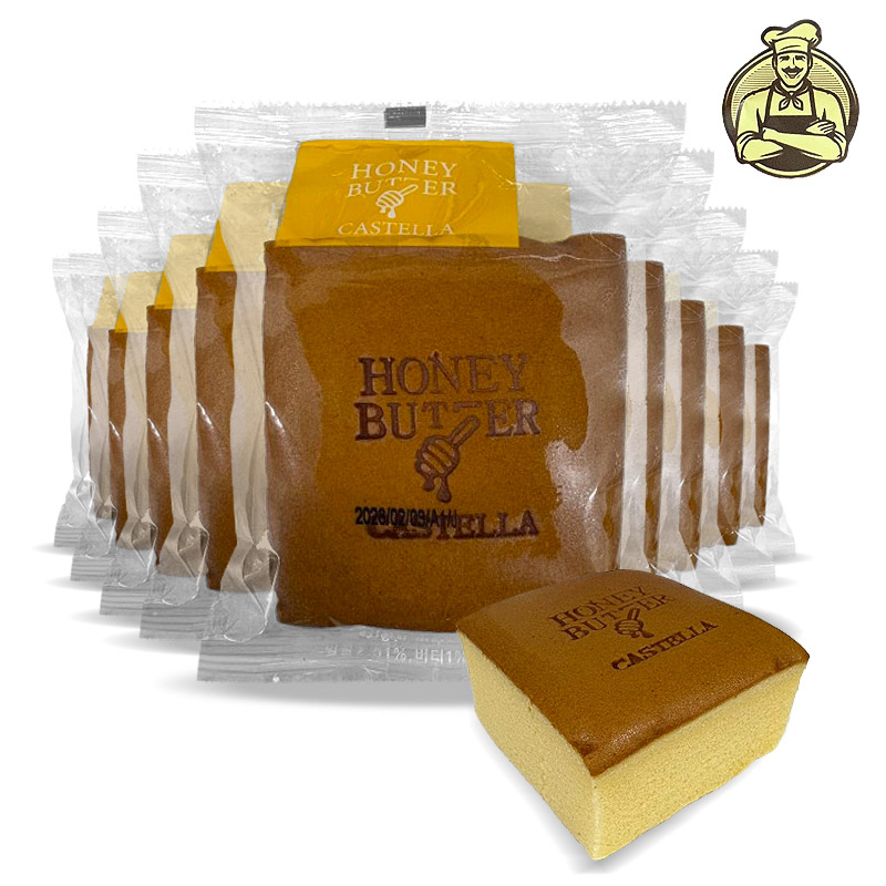 1000 목화 허니버터 카스테라 90g *10봉 (1박스 42개입) 천원빵