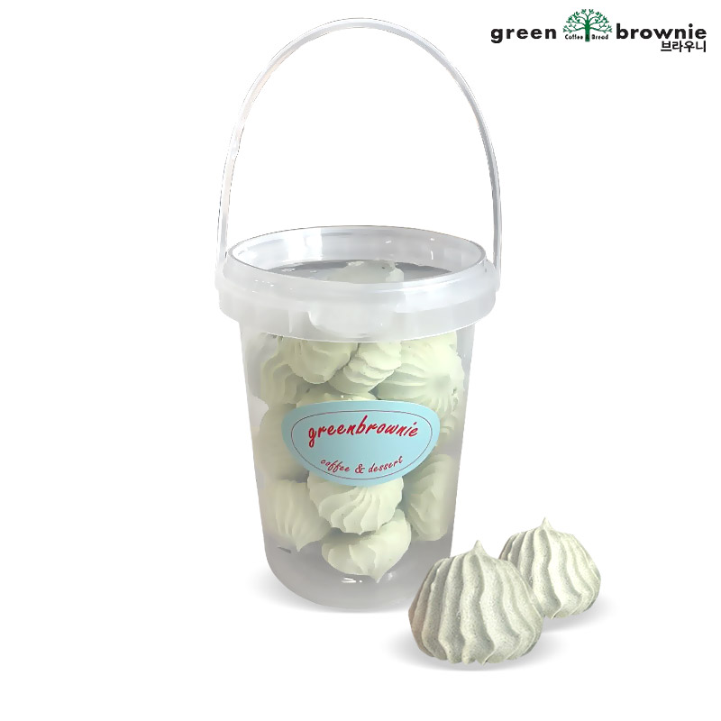 5000 그린브라우니 순수 말차머랭쿠키 50g *4개