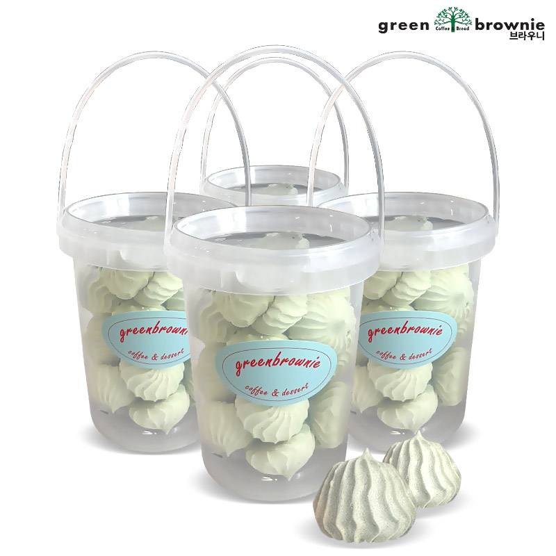 5000 그린브라우니 순수 말차머랭쿠키 50g *4개