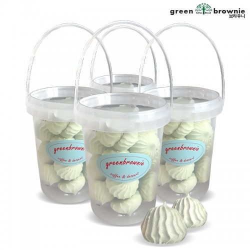 5000 그린브라우니 순수 말차머랭쿠키 50g *4개
