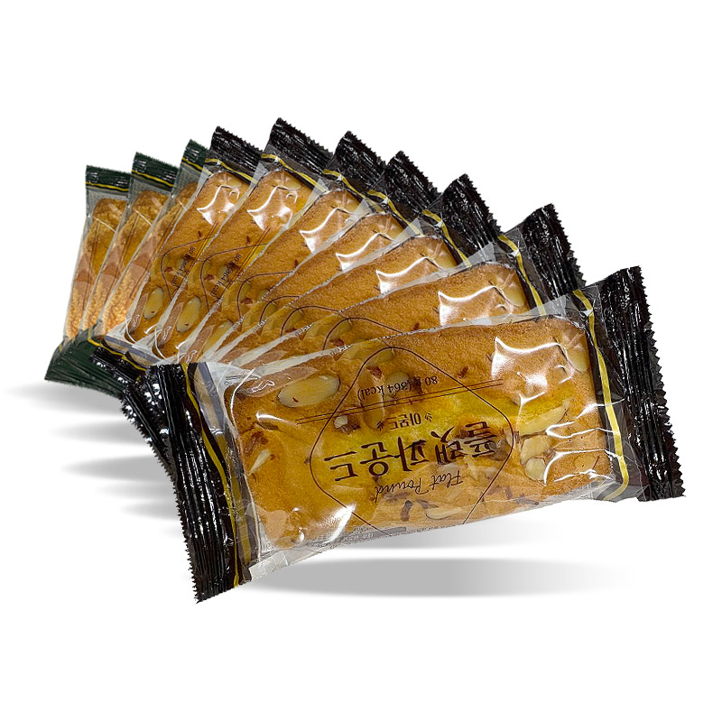 1000 목화 플랫파운드 아몬드 80g *10봉 (1박스 45개) 천원빵