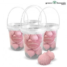 4500 그린브라우니 순수 딸기 머랭쿠키 30g *4개