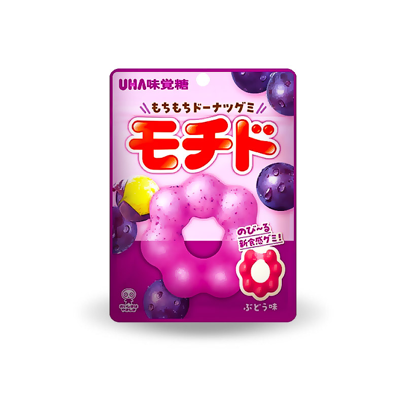 (행사) 1000 UHA 모찌모찌 도넛구미 포도맛 40g *10개입